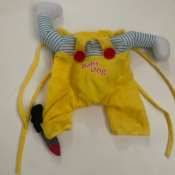 Baby Dog Yellow Overall Costume - Picture 3 of 10